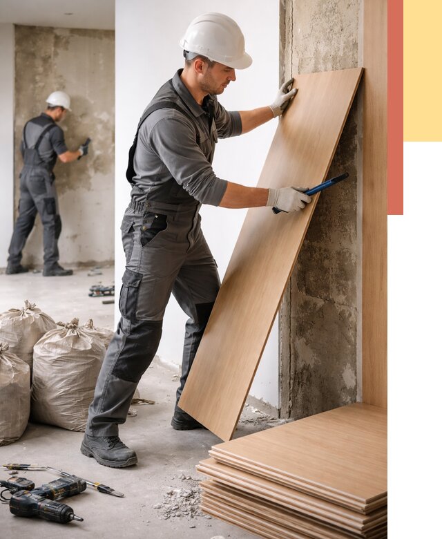 Демонтаж стеновых панелей в Сальске от 3559 руб. за м² быстро и недорого | ОТДЕЛОЧНИК-Слс