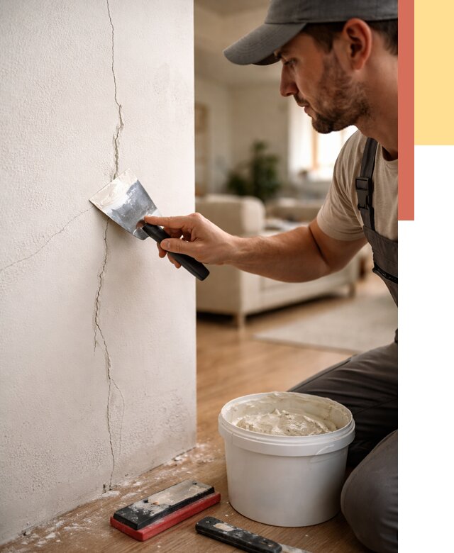 Заделка трещин и сколов в Сальске от 2491 руб. — быстро и недорого | ОТДЕЛОЧНИК-Слс