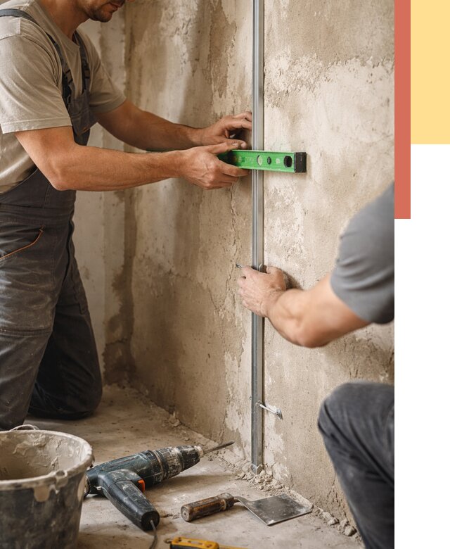 Установка штукатурных маяков в Сальске от 7118 руб. — быстро и недорого | ОТДЕЛОЧНИК-Слс