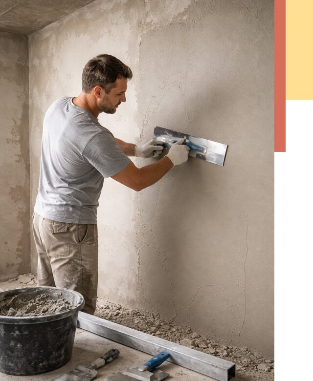 Штукатурка стен без маяков в Сальске от 7321 руб/м2 — услуги и цена | ОТДЕЛОЧНИК-Слс