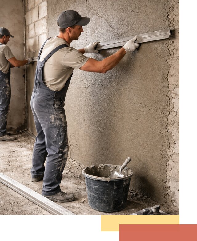 Штукатурка стен цементно-песчаная в Сальске профессионально