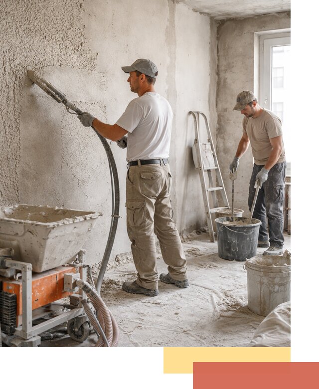 Машинная штукатурка стен в Сальске — быстро и качественно