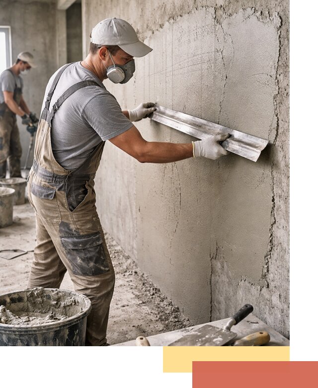 Штукатурка бетонных стен в Сальске качественно и долговечно