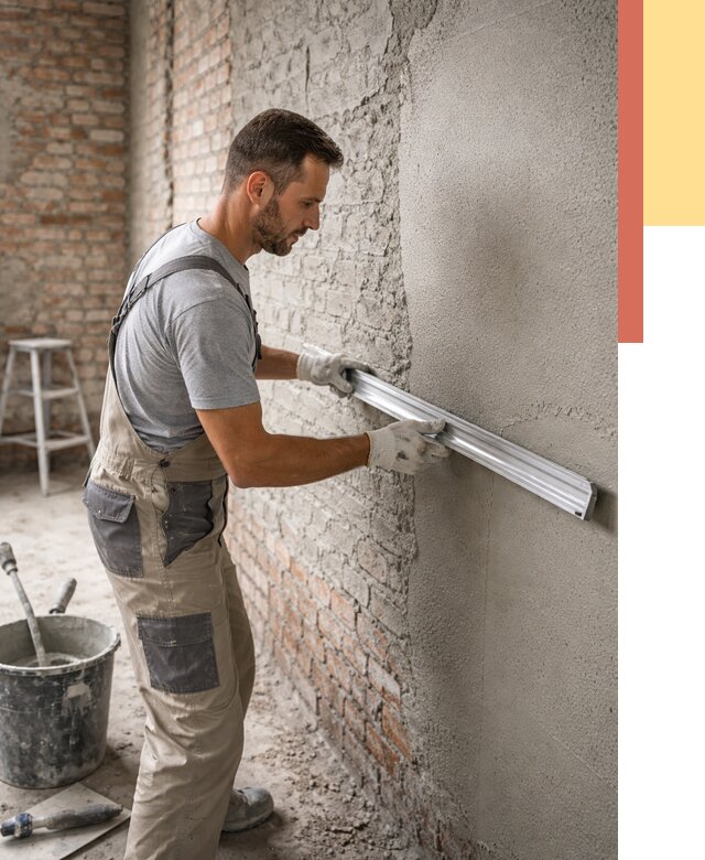 Штукатурка кирпичных стен в Сальске от 4576 руб/м2 — быстро и недорого | ОТДЕЛОЧНИК-Слс