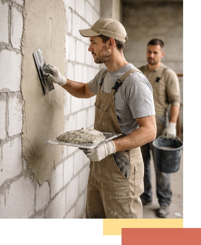 Штукатурка стен из газобетона в Сальске под ключ