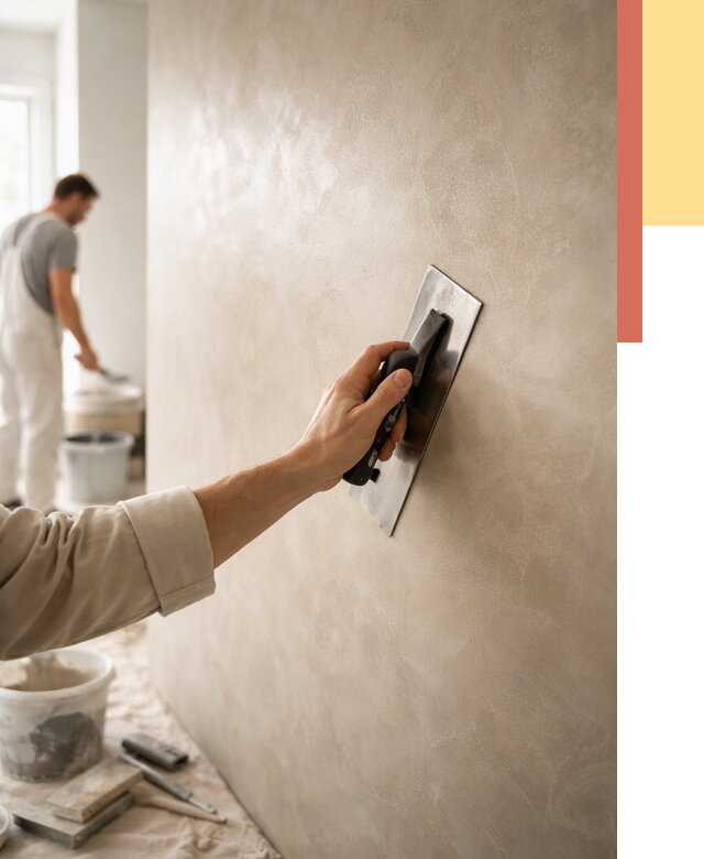 Венецианская штукатурка в Сальске от 3559 руб/м² — нанесение стен под ключ | ОТДЕЛОЧНИК-Слс