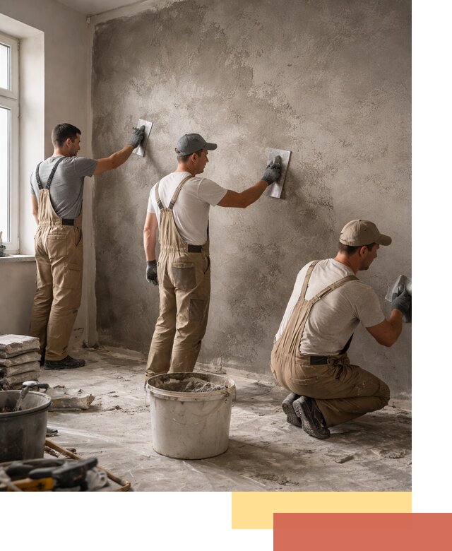 Декоративная штукатурка под бетон в Сальске для стен и потолков