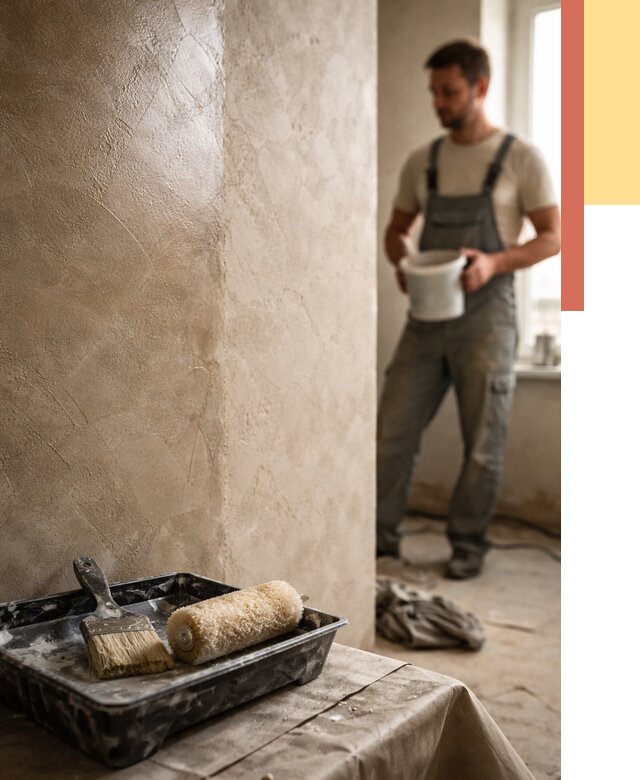 Нанесение воска на штукатурку в Сальске от 3559 руб. | Услуги ОТДЕЛОЧНИК-Слс