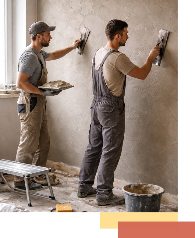 Ремонт декоративной штукатурки и восстановление фактуры в Сальске