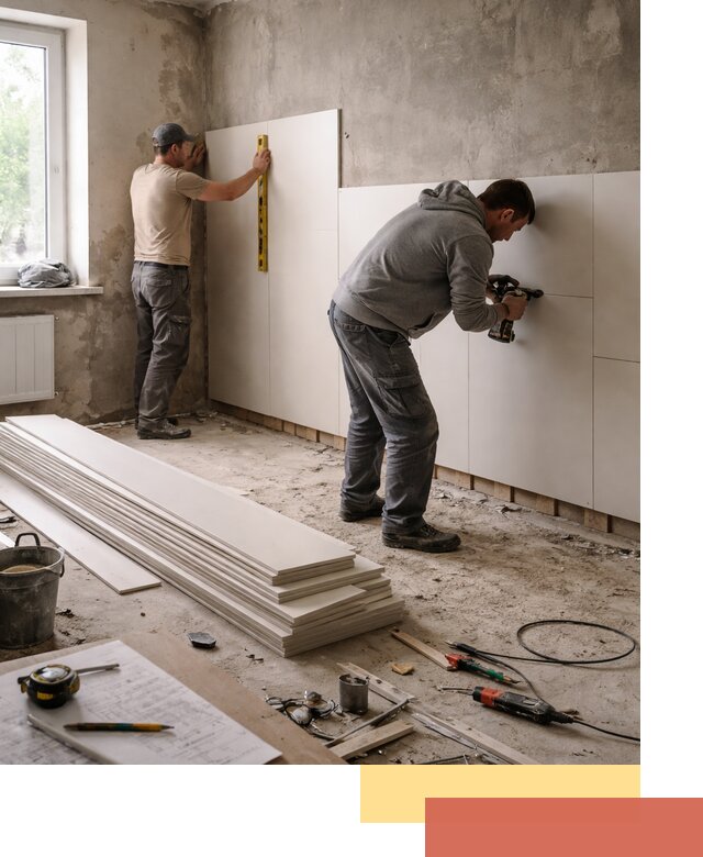 Монтаж ПВХ панелей на стены в Сальске качественно и быстро