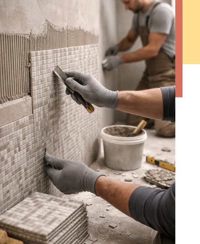 Облицовка стен мозаикой в Сальске от 3254 руб/м2 — укладка мозаики на стены | ОТДЕЛОЧНИК-Слс