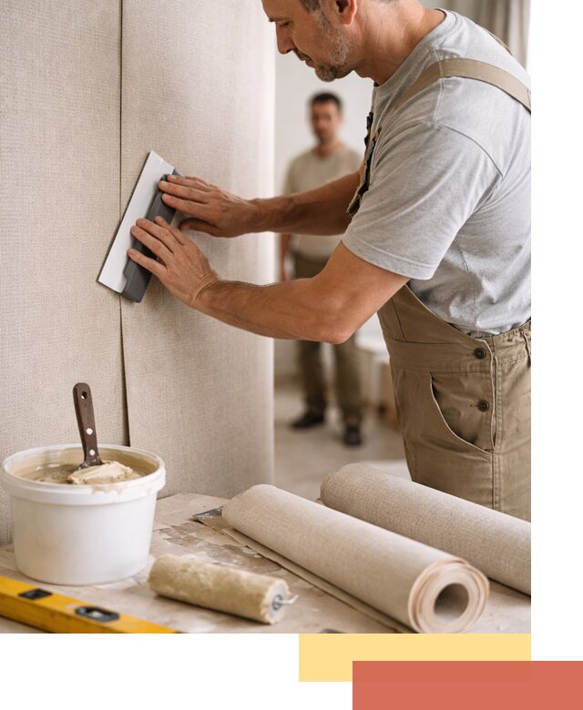 Поклейка текстильных обоев в Сальске профессионально и аккуратно