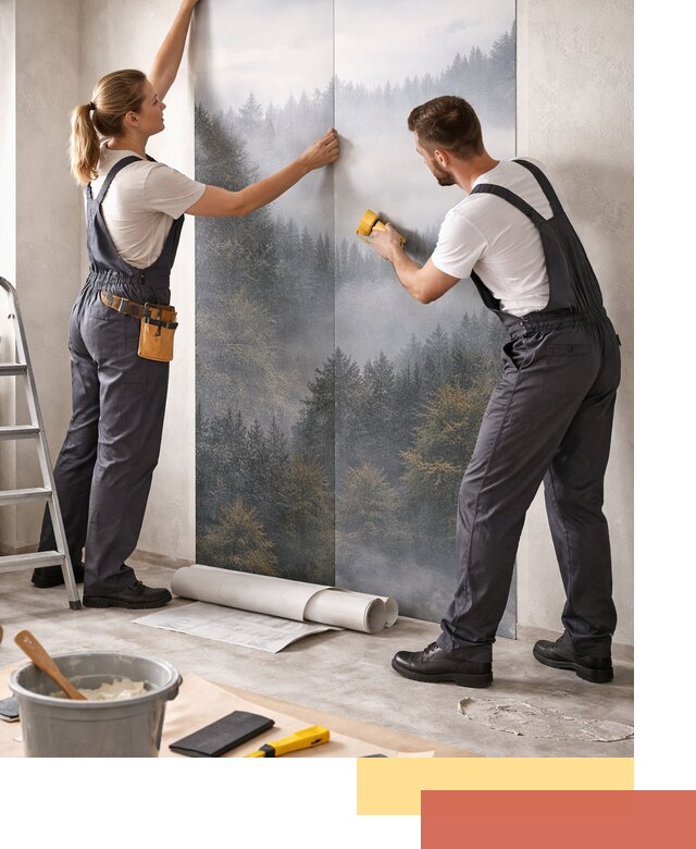 Поклейка фотообоев профессионально в Сальске под ключ