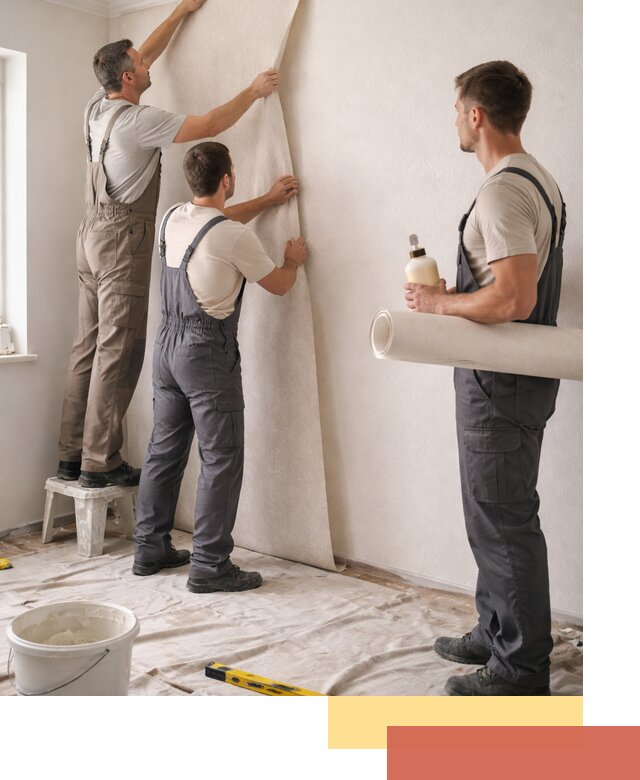 Оклейка стен обоями в Сальске — качественно и профессионально