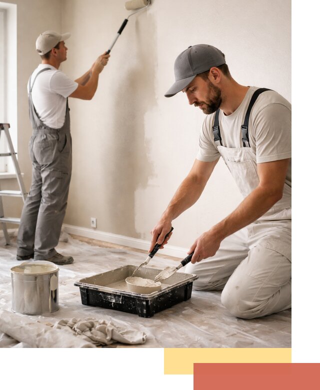 Покраска стен в квартире в Сальске — профессионально и аккуратно