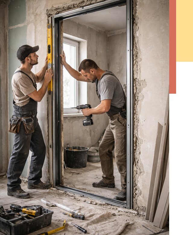 Закладка дверного проема в Сальске от 3559 руб. — быстро и недорого | ОТДЕЛОЧНИК-Слс