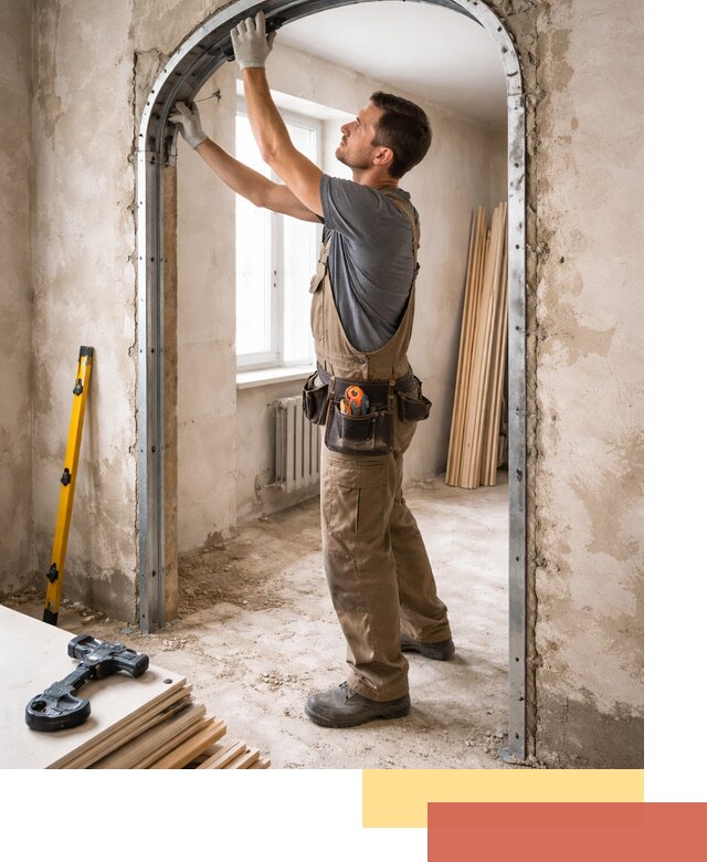 Устройство арочного проема в Сальске под ключ