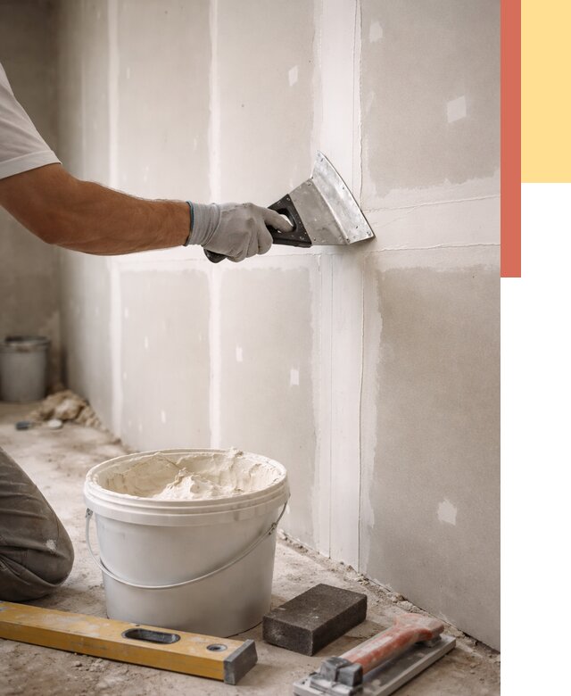 Шпаклевка перегородок из гипсокартона в Сальске от 2542 руб. — услуги ОТДЕЛОЧНИК-Слс