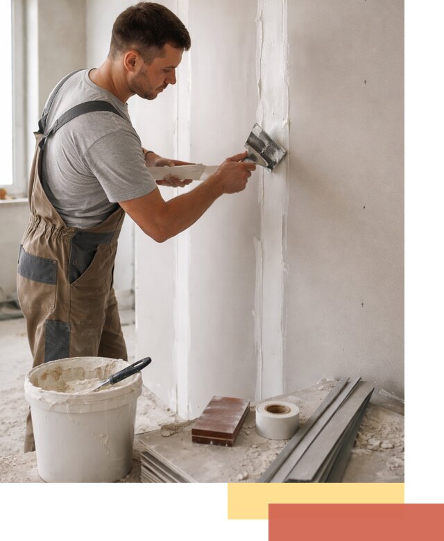 Шпаклевка перегородок из гипсокартона в Сальске качественно и быстро