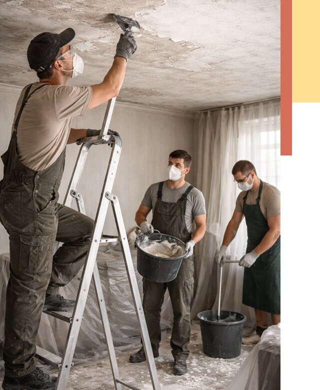 Удаление побелки с потолка в Сальске от 2542 руб. быстро и недорого | ОТДЕЛОЧНИК-Слс