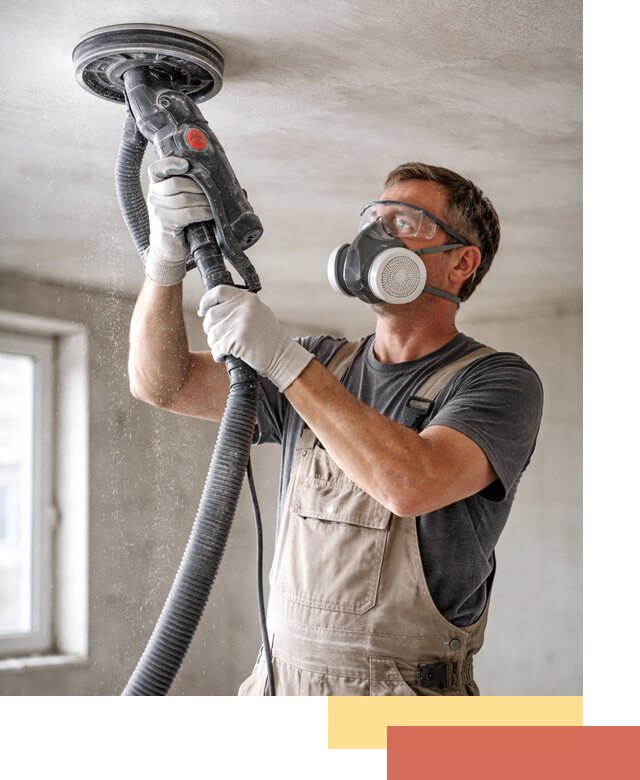 Шлифовка потолка в Сальске — качественная подготовка под отделку