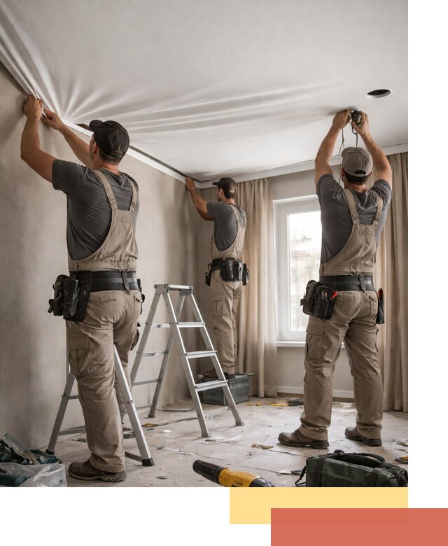 Монтаж матового натяжного потолка в Сальске качественно и быстро