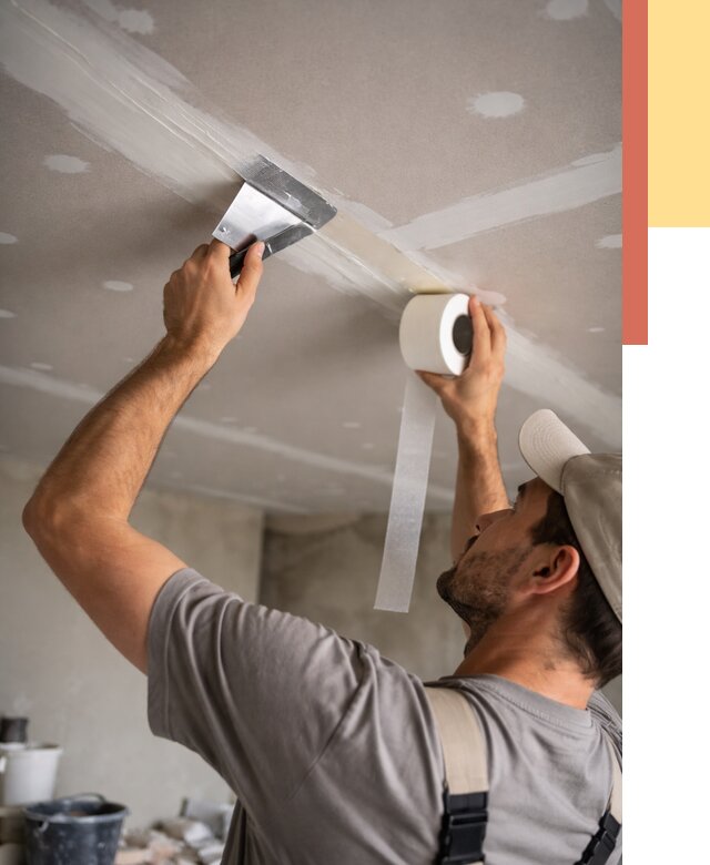 Обработка швов потолка ГКЛ в Сальске от 7626 руб. под ключ | ОТДЕЛОЧНИК-Слс