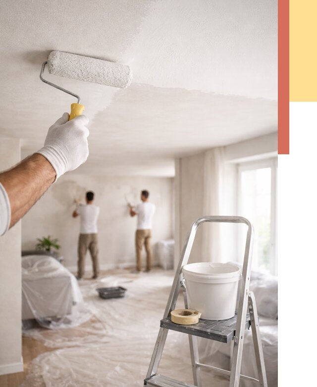 Покраска потолка акриловой краской в Сальске от 2542 руб. | ОТДЕЛОЧНИК-Слс