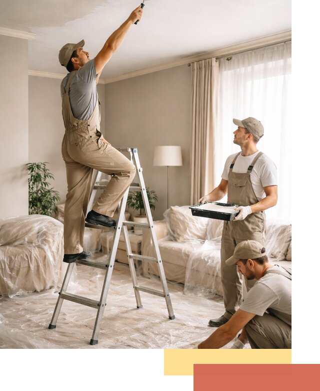 Покраска потолков акриловой краской в Сальске качественно и быстро