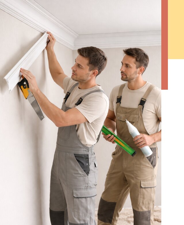 Монтаж потолочного плинтуса в Сальске от 2339 руб. — быстро и недорого | ОТДЕЛОЧНИК-Слс