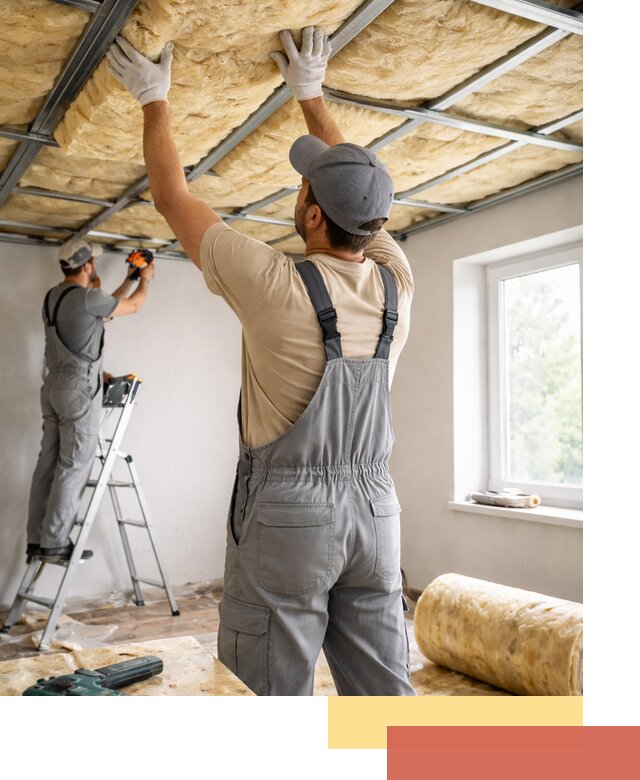 Утепление потолка под ключ в Сальске качественно и быстро