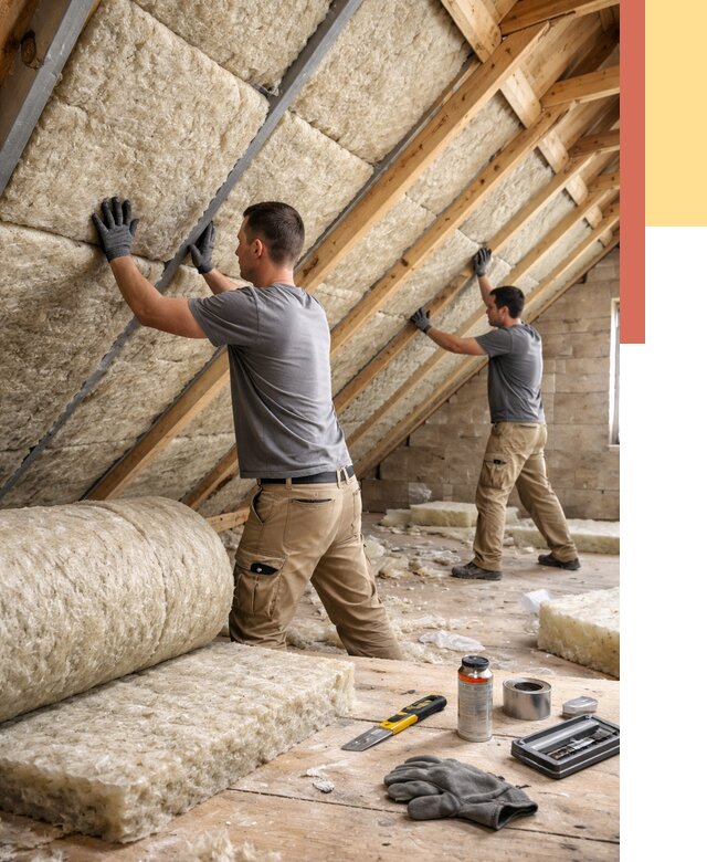 Утепление потолка минватой в Сальске от 1474 руб. — быстро и недорого | ОТДЕЛОЧНИК-Слс