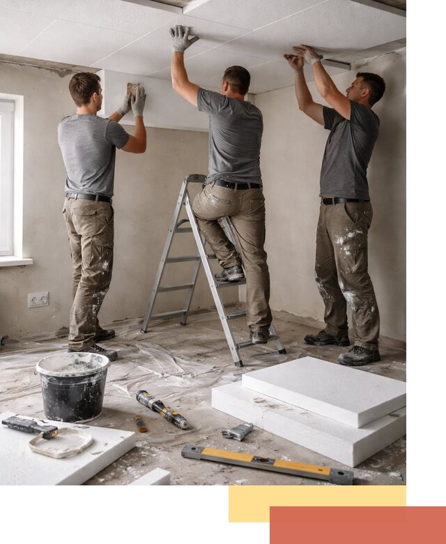 Утепление потолка пенопластом в Сальске быстро и качественно