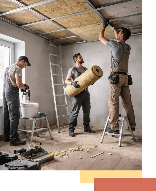 Шумоизоляция потолка в Сальске: профессиональный монтаж и отделка